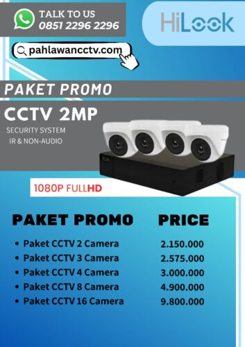 Paket CCTV Surabaya Hilook 2MP